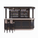 Orion Regency Grand Island Home Bar by Valente Atelier